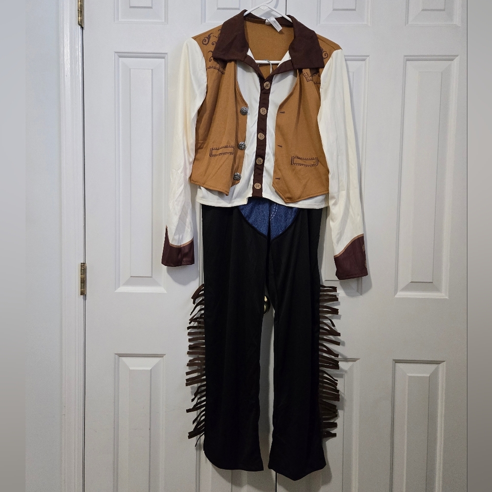 Cowboy Costume - Kids Size XL 14 - 16 - Picture 4 of 5